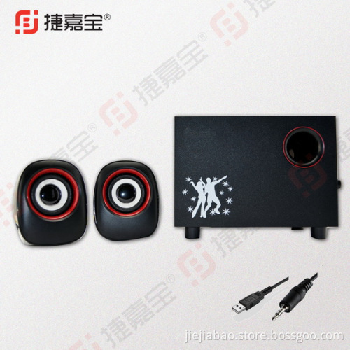 China supply perfect sound and strong bass 2.1 speaker system JJB 3010 cheap 2.1 powered speaker